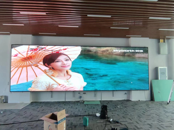 腾冲P1.53led小间距屏安装案例